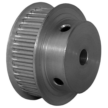 B B MANUFACTURING 38-3M09M6FA6, Timing Pulley, Aluminum, Clear Anodized,  38-3M09M6FA6